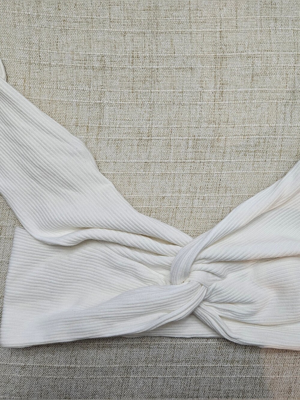SHEIN White Ribbed Women’s Top - Picture 1 of 5